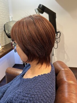 ヘアー サロン アットシュシュ(Hair Salon At'shushu) 一歩先ゆく大人のメッシュショート♪