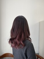 ソウハギワラ 新中野(SO-hagiwara)&nbsp;セミロングインナーカラーピンク