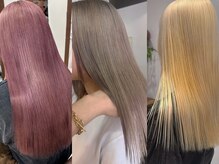 リル 茅ヶ崎(Liru:)の雰囲気（ダメージを極限に抑えたブリーチで憧れのハイトーンカラーに）
