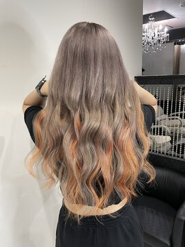 ヘアーデザイン ジェルム(Hair Design germe) プルエクオーダーメイド！オレンジインナー #しのだスペシャル