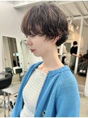 マッシュショート×ニュアンスパーマ