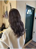 ラベンダーグレージュ/ラベンダーピンク/レイヤーカット