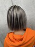 [周りと差がつく]カット+ケアハイライトカラー+MILBONトリートメント[千葉]