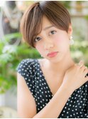 フレンチカジュアル小顔マッシュショートh4北浦和20代30代40代