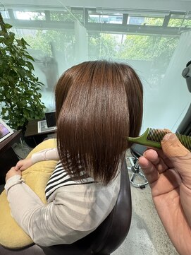 スウィープ 札幌大通(sweep) ワンレンボブ×酸性ストレート