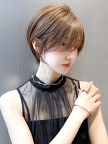 ハルキミナト ジャパン ヨコハマ(HARUKI MINATO japan YOKOHAMA)&nbsp;大人ショート/縮毛矯正/学割U24/ブルーカラー/くすみベージュ