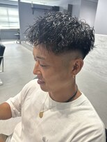 メンズ リコ(MEN'S RICO)&nbsp;ツイストパーマツイスパフェードスパイキーパーマ【大和】