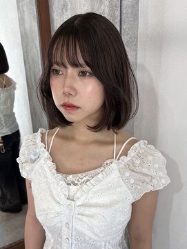 ムージー(moug) シアーグレージュ/暗髪/韓国/広島/袋町