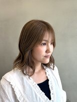 ヘアサロン ムク(HAIR SALON.MuKu)&nbsp;ブリーチなしベージュ × レイヤースタイル