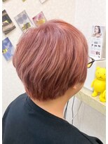 黄ぐまくん美容室 ショート レイヤー