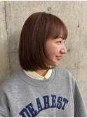 ボブ まとまりボブ 顔周り 前髪カット 顔周りレイヤー カット