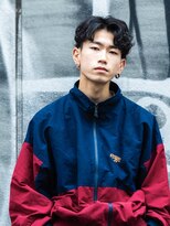 ラッドヘアー(LAD HAIR) センターパートシャドウパーマ