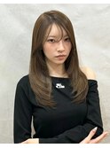 レイヤー×顔周り似合わせ#葛西#ブリーチ#ハイライト#髪質改善