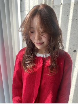 レイヤー ブリーチなしダブルカラー