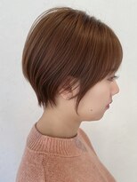 トト 船橋店(toto.)&nbsp;☆ココアベージュ小顔オリーブグレークラゲヘアーショート[船橋]