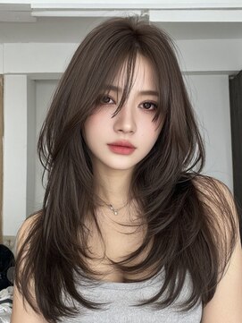 新宿/新宿駅/縮毛矯正/前髪カット/レイヤーカット/韓国