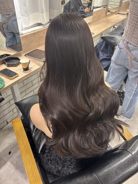 モク 上野(mok) ブラウンロングウェーブ！