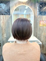 ブレス ヘアアンドスパ 湘南台(bless hair spa) オレンジボブ