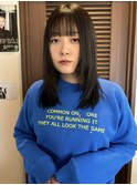 ミディアムレイヤー/レイヤーカット/ハッシュカット