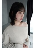 お顔まわりをしっかり切り込んだレイヤーボブ◎