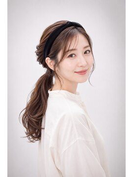 エートス(ethos) 三好市美容室 結んでも可愛いレイヤーロング