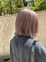 hyon myon/RISEbyREVO 綾瀬店【ヒョンミョン】&nbsp;ハッシュカット/デザインカラー/グレージュ[綾瀬駅/韓国ヘア]