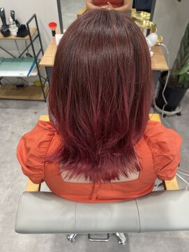レアレア(Lea lea) レッドカラー&くびれヘアー