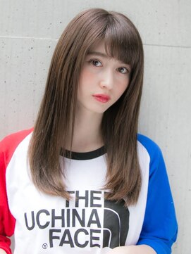 ルティア 池袋(Lutia) ナチュラルストレート 厚めバング☆