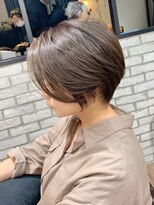 アヴァロン(AVALON)&nbsp;【mag  ginza】襟足スッキリ立体感ショートボブ×ハイライト