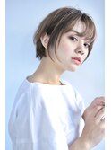 【Maison】30 40代 前下がり耳かけショートボブ
