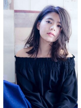 テイラー(Taylor) 【Taylor】大宮　ウルフミディ×透けダークグレージュ