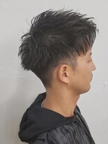 ローウェ 沖縄新都心(Louwe)&nbsp;シルバーカラーアップバンクショート[おもろまち駅/沖縄新都心]