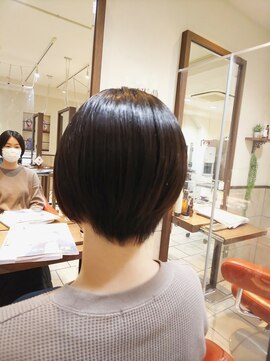 ネオリーブチノ 登戸店(Neolive cino) ショートボブ 大人ボブ お手入れ簡単 美髪 前髪 20代 30代 登戸