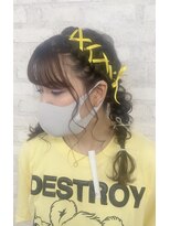 ヘアセット専門店 ナゴミ 池袋店(nagomi) ヘアセット/リボン/リボン編みこみ/ツインテール/量産型