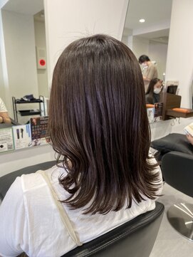 アフロディーテ 銀座(APHRODITE GINZA) 前髪/こなれミディ/ウェーブパーマ/アンブレラカラー/銀座