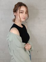 オレロ 国立(olelo)&nbsp;暗めカラー/グランマッシュ/デザインカラー/フェザーパーマ/国立