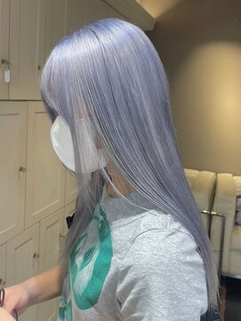 ベレーザ 渋谷(BELEZA) ba1924透明感ターコイズブルーホワイティアッシュ青髪ブルージュ