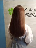 ダメージレス!サラサラストレートヘアスタイル