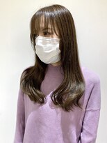 フォーク FOLK&nbsp;【FOLK】透明感ナチュラルグレージュ☆似合わせゆる巻きロング♪