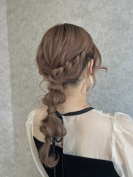 レガシーヘアーデザイン(Legacy hair design) ☆ロープ編み下ろしヘア☆