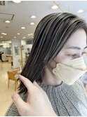 脱白髪染めコントラストカラー