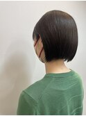 ナチュラル顎ラインミニボブ◎