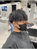 ツイストスパイラルツイストパーママッシュ束感ハイライト