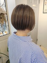 ヘア ケア ディエイチケー(HAIR CARE DHK)&nbsp;襟足ギリギリの丸みショートボブ