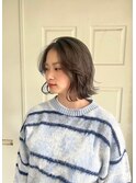 グレージュ× ボブ