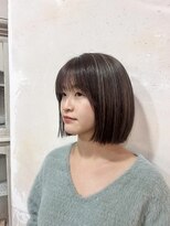 エイミーバイアフロート(amie by afloat) ハイライト×切りっぱなしボブ