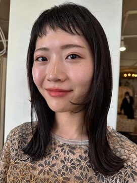 ラファンジュ ヘアー(Rohange hair) 【Rohange】黒髪/顔周りレイヤーロング