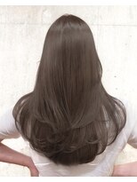 サイン 渋谷(SIGN)&nbsp;イヤリングカラーマッシュウルフツヤ髪スタイルブルージュ