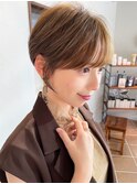 20代30代40代50代ショートカット耳かけショート前髪なしショート