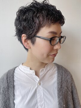 モリオフロムロンドン 原宿本店(morio from London) 【morio原宿】ベリーショートパーマ 外国人風パーマ くるくる